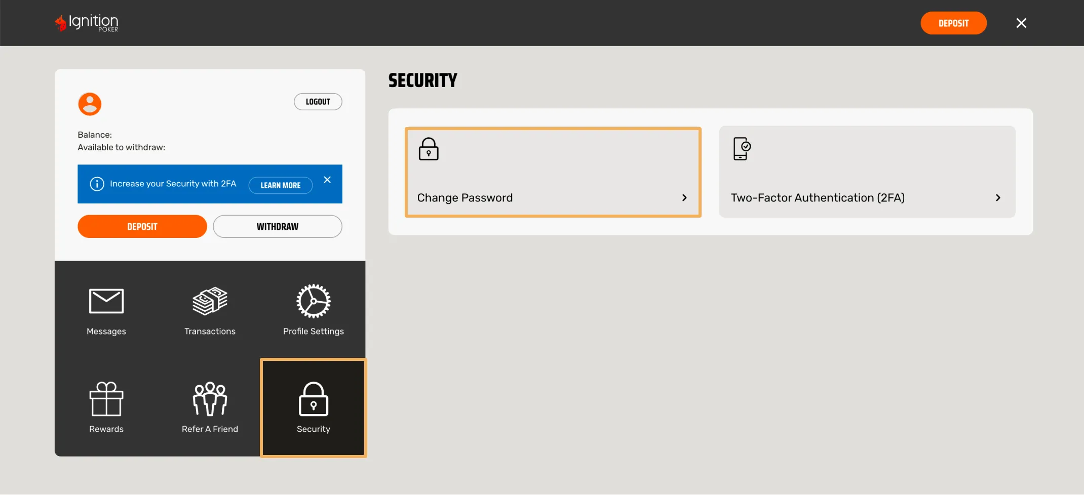 password